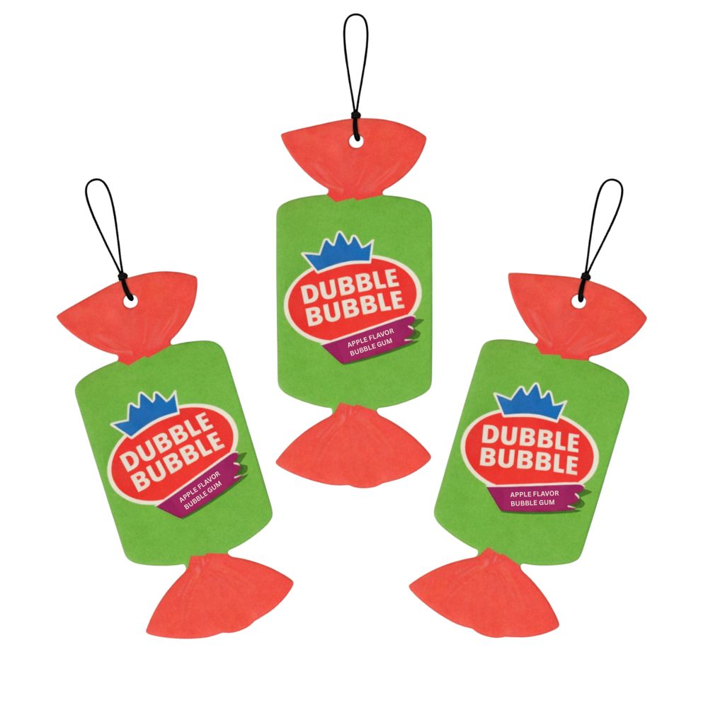Air Freshener - Dubble Bubble Apple Flavor Scent 3-Pack