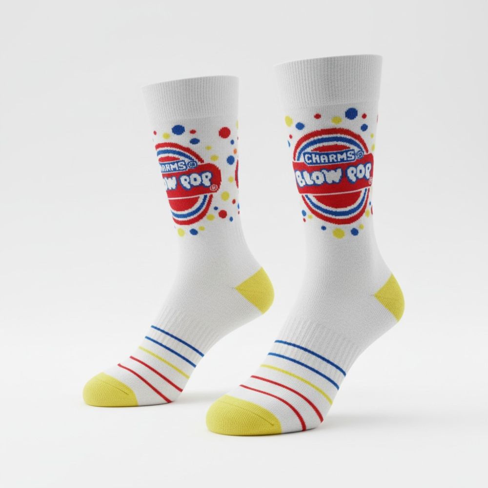 Socks - Charms Blow Pop White