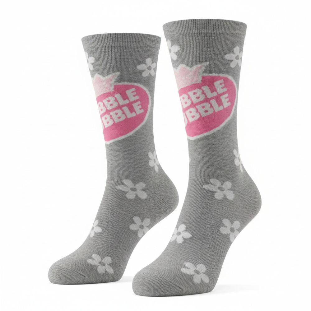 Socks - Dubble Bubble Grey Pink