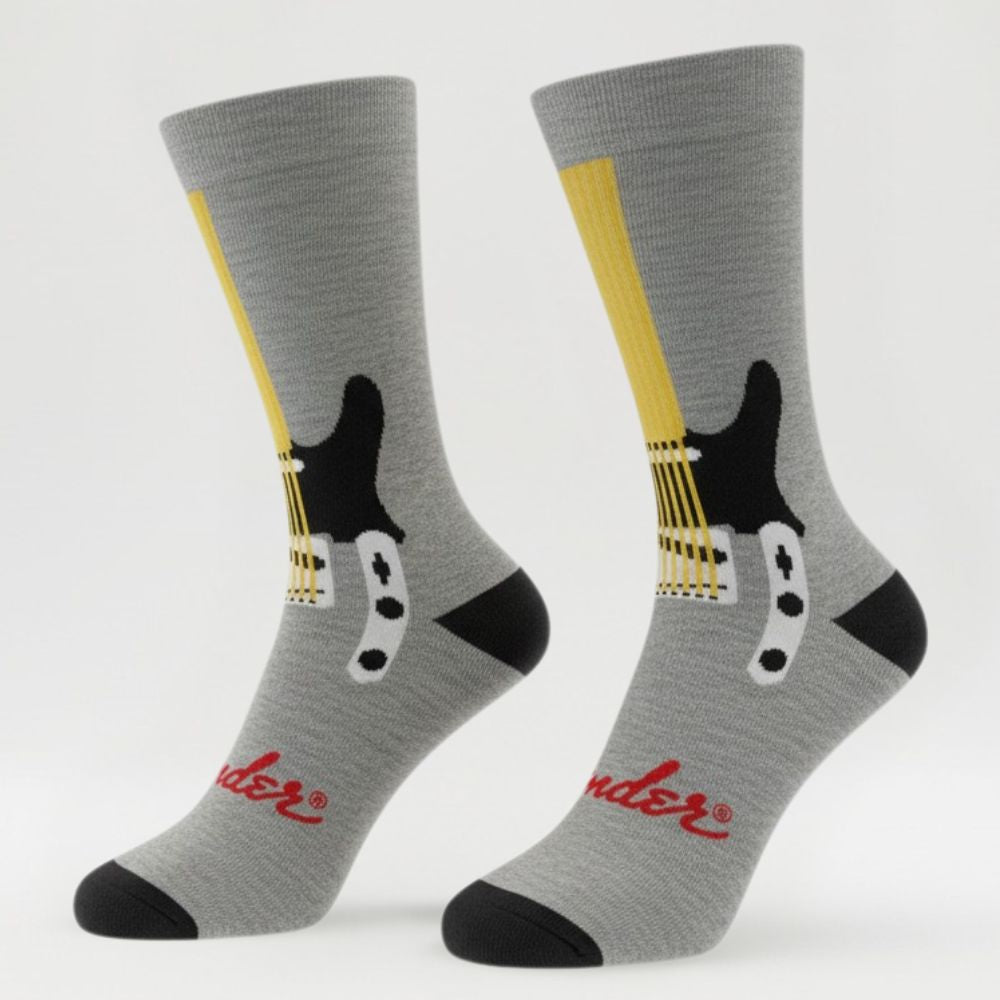 Socks - Fender Guitar Grey