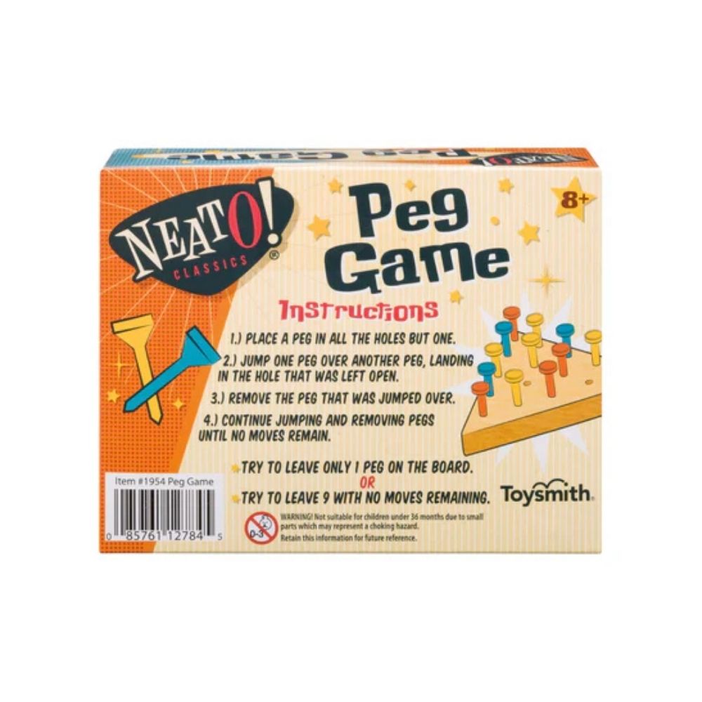 Retro Wooden Peg Game