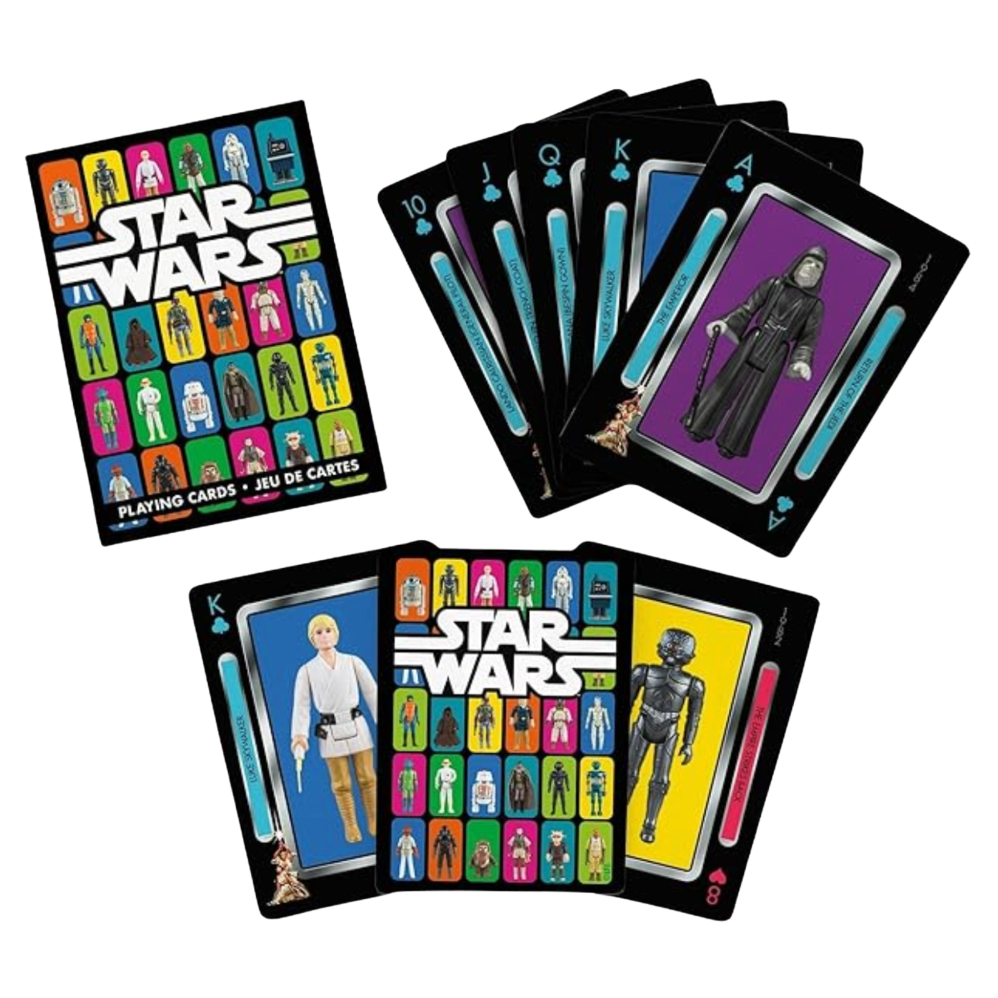 Licensed Playing Cards - Star Wars Vintage Kenner Action Figures