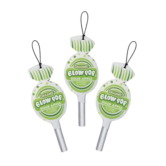 Air Freshener - Charms Blow Pop Sour Apple Scent 3-Pack