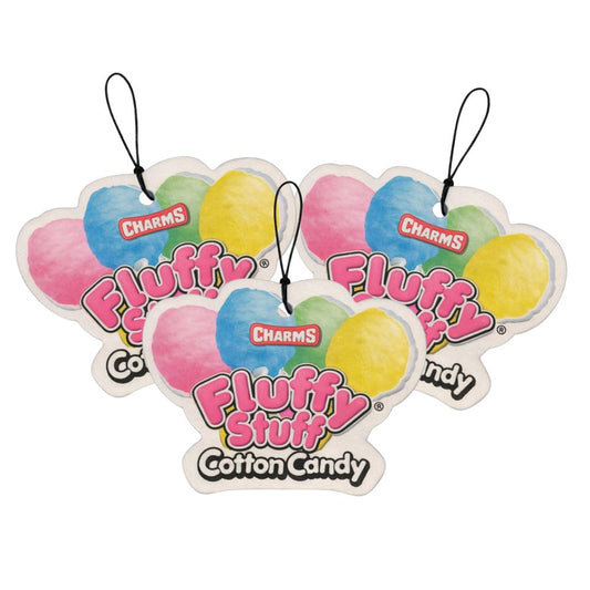 Air Freshener - Charms Fluffy Stuff Cotton Candy Scent 3-Pack