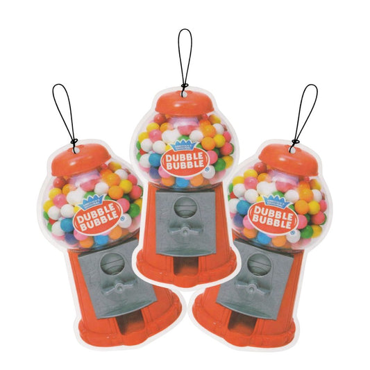 Air Freshener - Dubble Bubble Gum Ball Tropical Scent 3-Pack