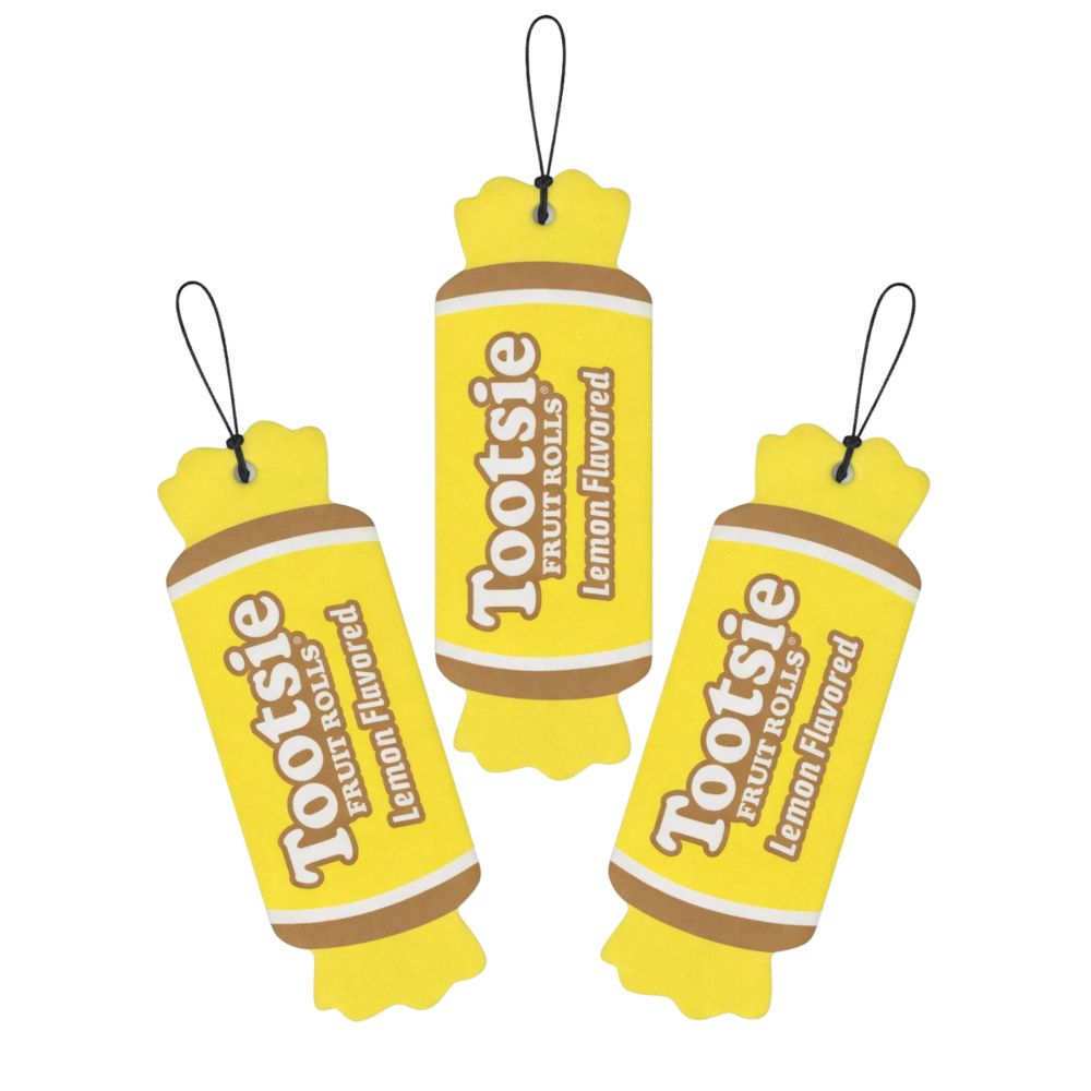 Air Freshener - Tootsie Fruit Rolls Lemon Scent 3-Pack