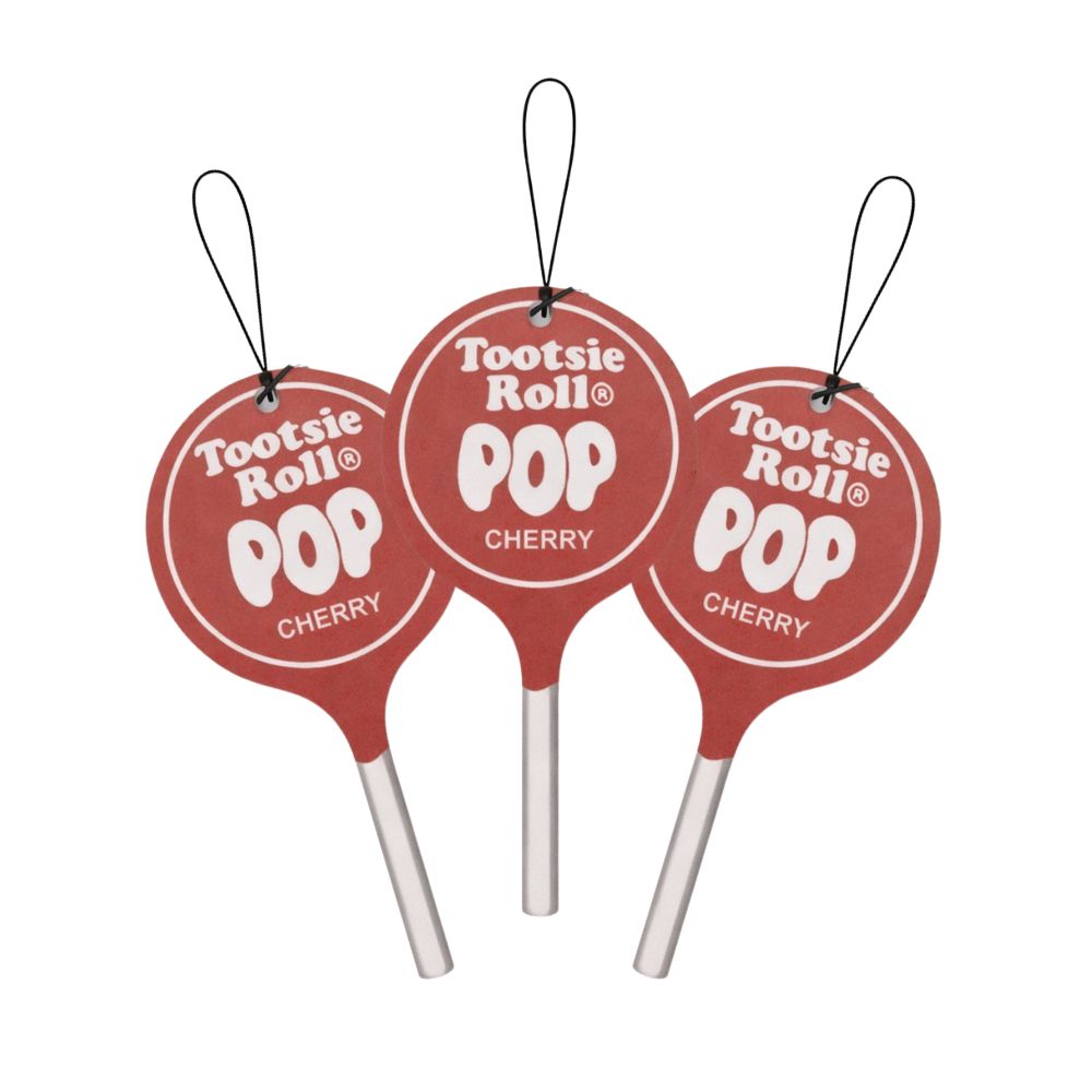 Air Freshener - Tootsie Roll Pop Cherry Scent 3-Pack