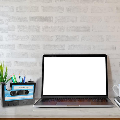 Cassette Tape Dispenser & Pen Holder