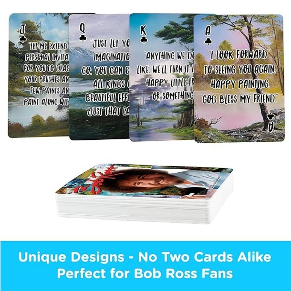 Licensed Playing Cards - Bob Ross