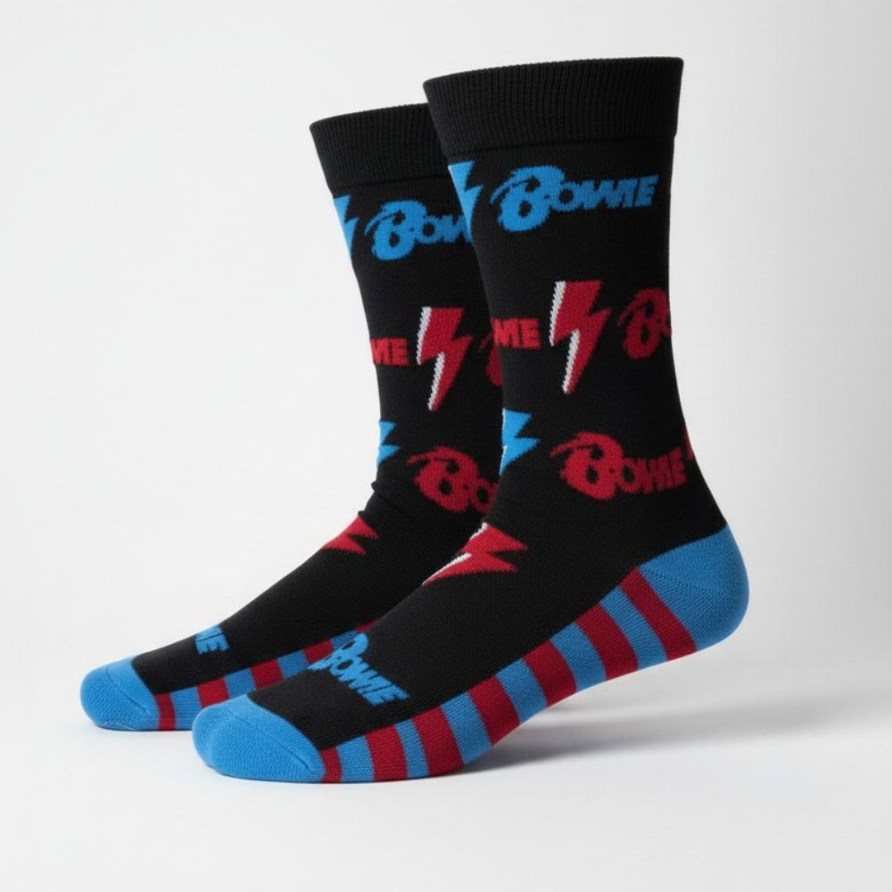 Socks - David Bowie in Black Blue Red