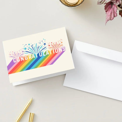 Customizable 5x7 Greeting Card - Congratulations