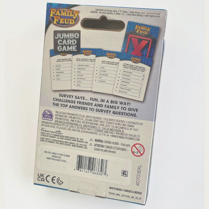 Game - Family Feud Jumbo Card Game