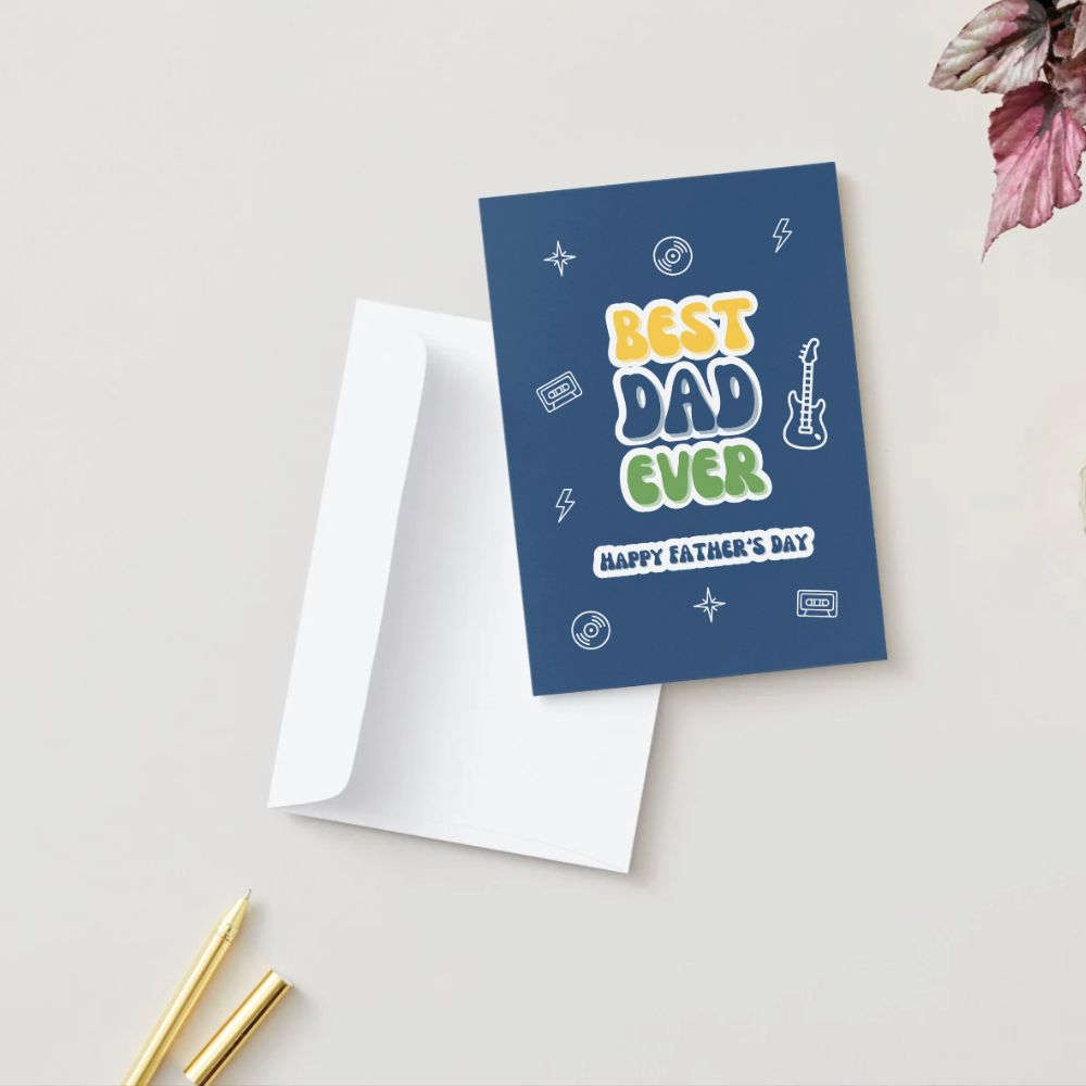 Customizable 5x7 Greeting Card - Father's Day