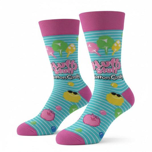 Socks - Fluffy Stuff Cotton Candy Striped Light Blue