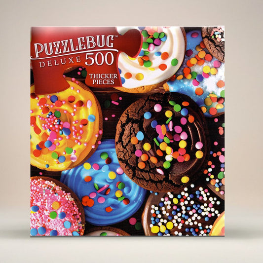 Puzzle - 500 Piece, Iced Cookies with Sprinkles