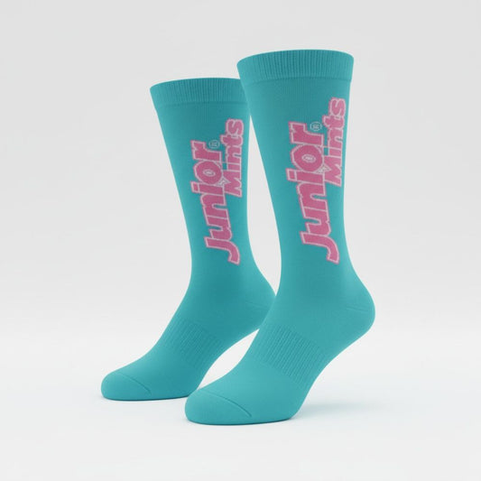 Socks - Junior Mints Neon Blue