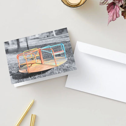 Customizable 5x7 Greeting Card - Merry-Go-Round