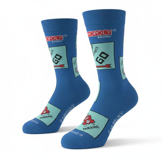 Socks - Monopoly Blue