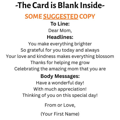 Customizable 5x7 Greeting Card - Mother's Day