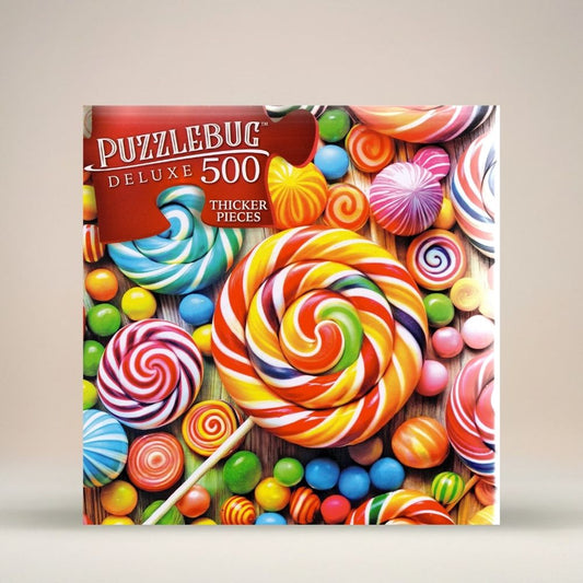 Puzzle - 500 Piece, Lollipop Wonderland