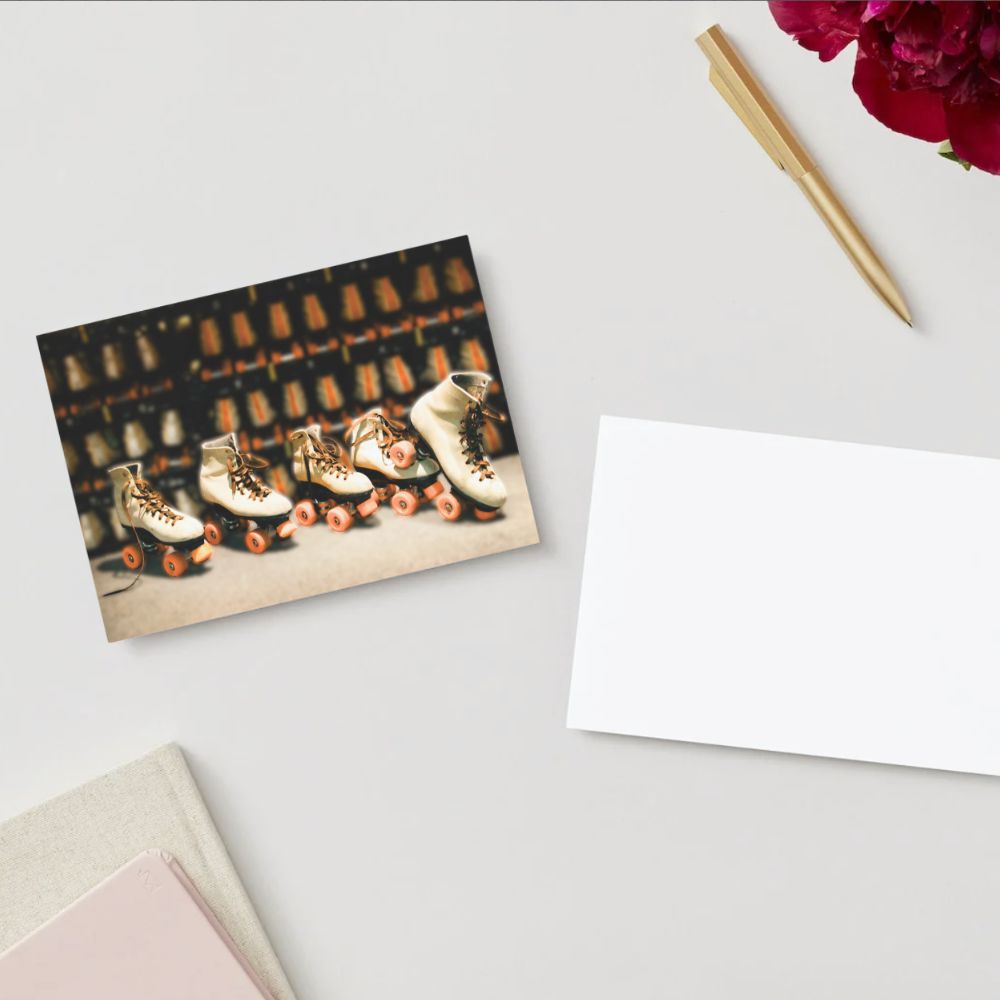 Customizable 5x7 Greeting Card - Roller Skates