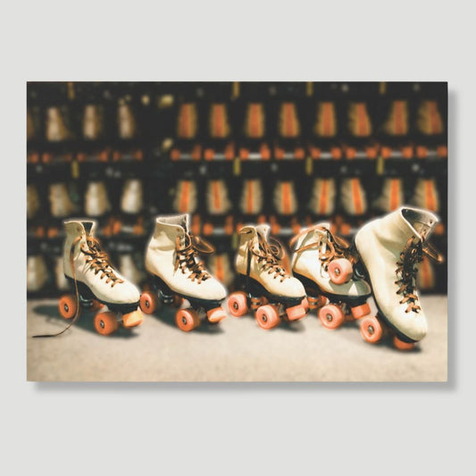 Customizable 5x7 Greeting Card - Roller Skates