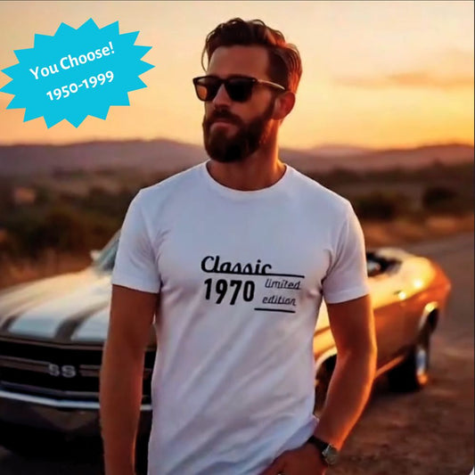 T-Shirt - Classic Limited Edition with Custom Year - Men's