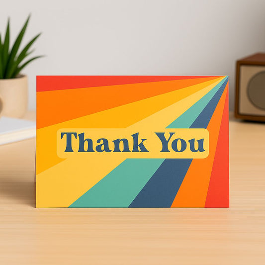 Customizable 5x7 Greeting Card - Thank You