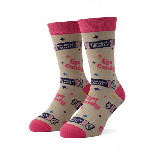 Socks - Tootsie Roll Eye Candy Beige