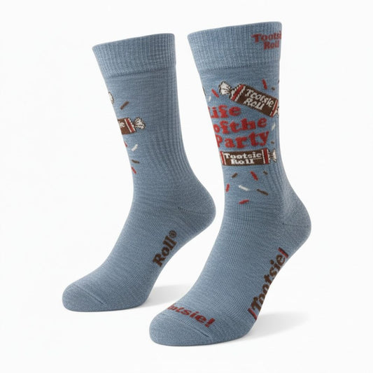 Socks - Tootsie Roll Life of the Party Blue