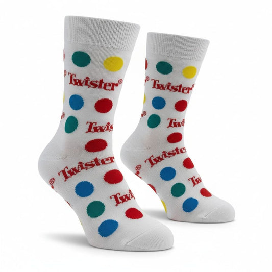 Socks - Twister White